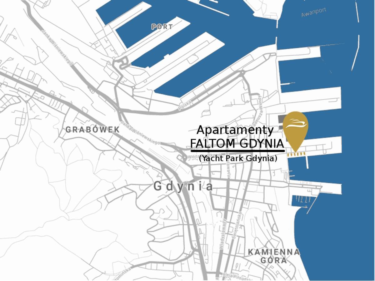 Apartament Faltom 26 Yacht Park Z Tarasem Gdynia Eksteriør bilde