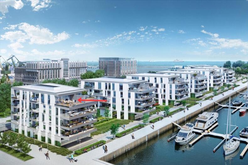 Apartament Faltom 26 Yacht Park Z Tarasem Gdynia Eksteriør bilde